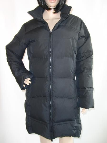 Steppjacke Lang in Schwarz Gr.38