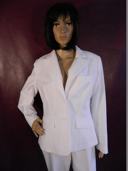 Melrose Anzug, Weiß, 2-teilig, Gr. 38