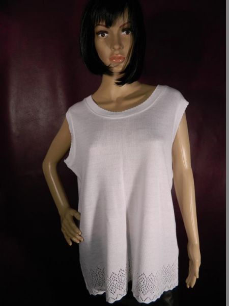 Top Weiss Strick Gr. 46