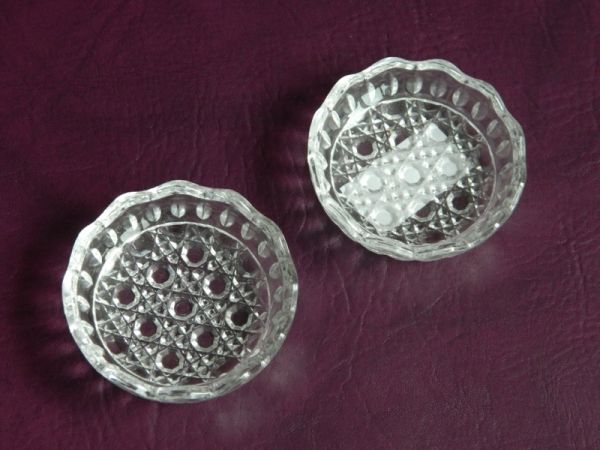 Unterschalen 2-er Set, Bleikristall