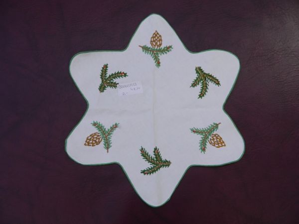 Kleines Weihnachts-Deckchen