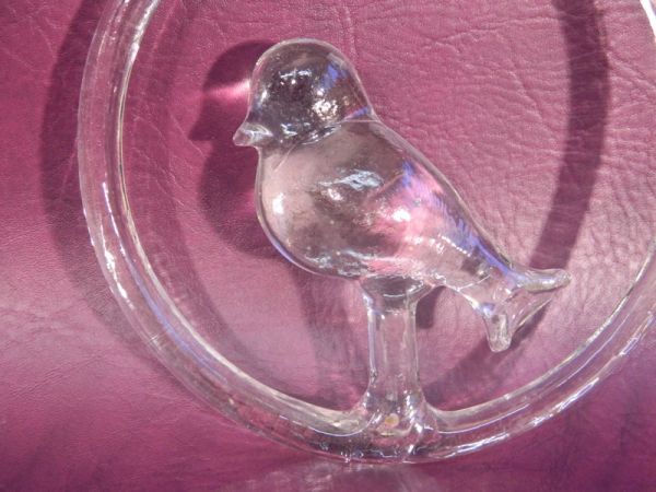 Glasbild "Vogel"