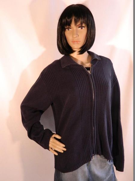 Casual Wear Strickjacke Blau, Gr. 40/42