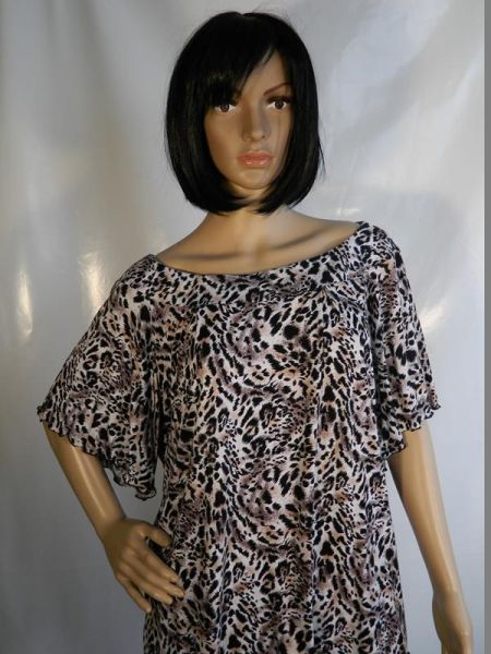 C&A Shirt Leo-Print Gr. L (44/46)