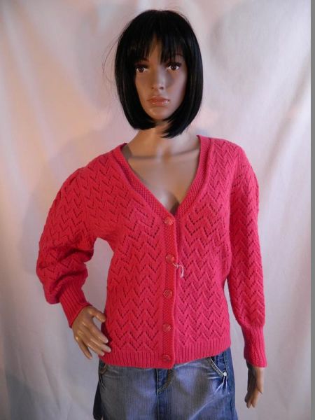 Strickjacke Pink, Gr. 46