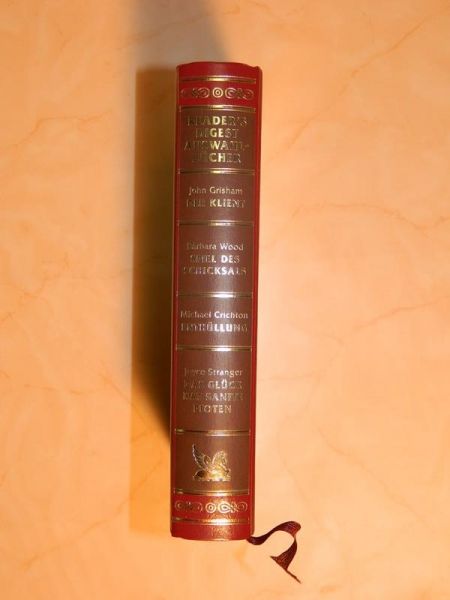 Büchersammlung Reader's Digest Auswahlbücher - Der Klient, Enthüllung, u.v.m.