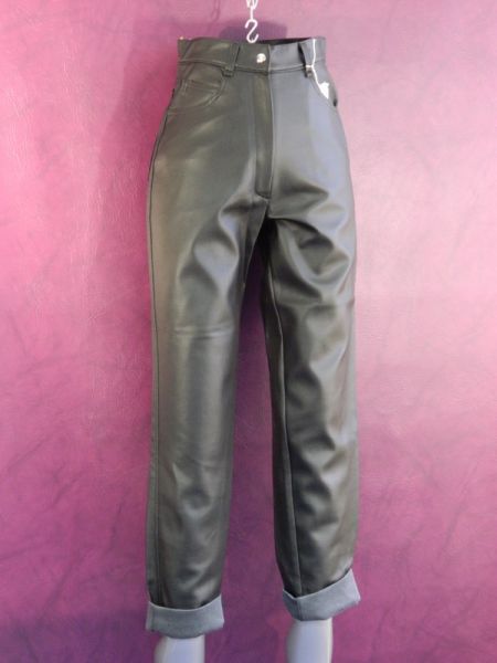 Kunstleder-Hose Gr. 34/36