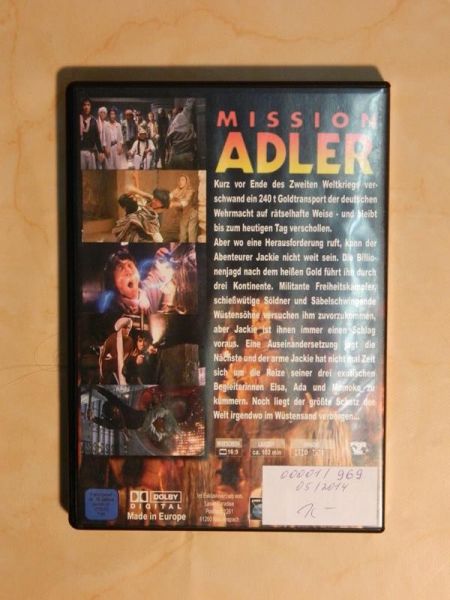DVD "MIssion Adler" mit Jackie Chan