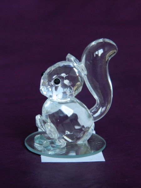 Kristall-Figur Eichhörnchen