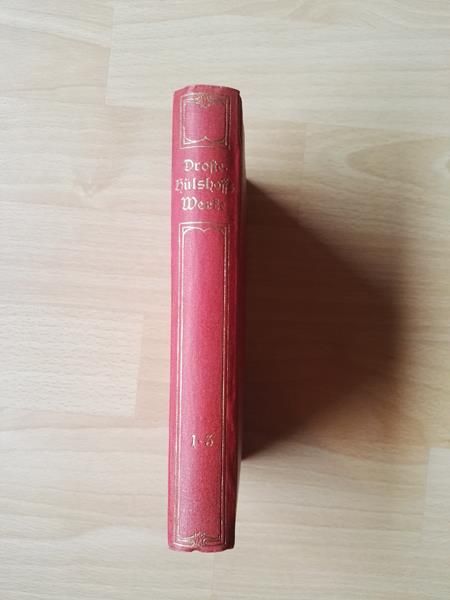 Droste-Hülshoffs Werke Band 1-3