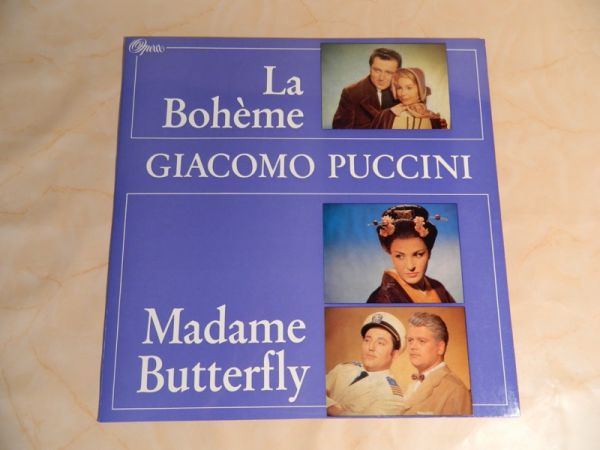 LP Puccini, La Boheme und Madame Butterfly