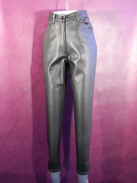 Kunstleder-Hose Gr. 34