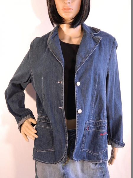 Jeans Fashion Jeansjacke Blau Gr. 40