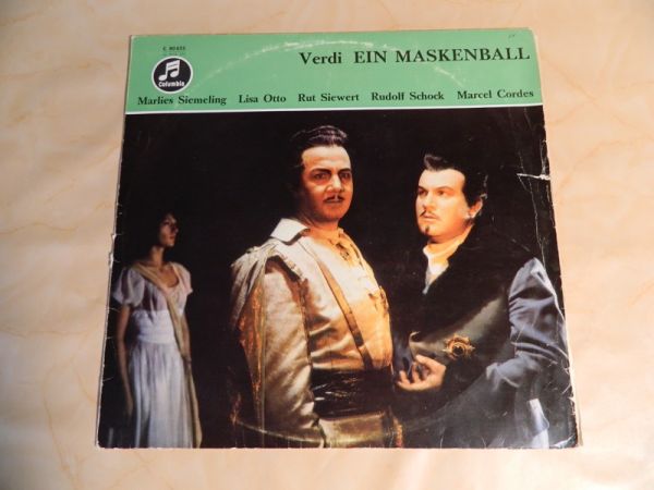 LP - Verdi, Ein Maskenball
