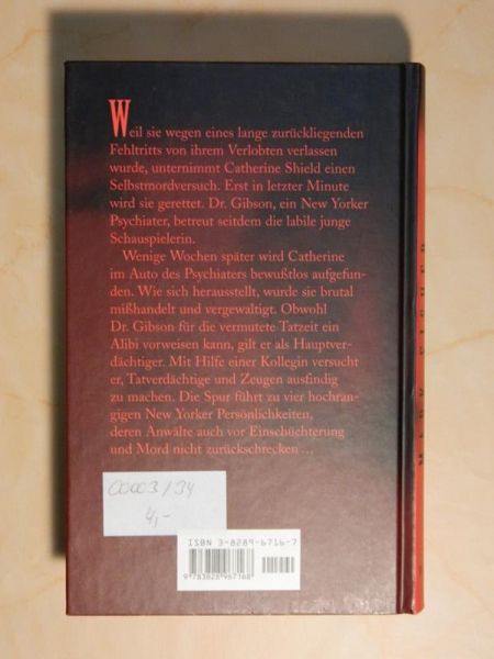 Thriller "Der Psychiater" von Mark Fisher