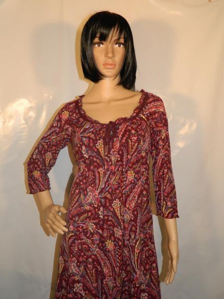 Esprit Kleid Rot mit Muster Gr. S