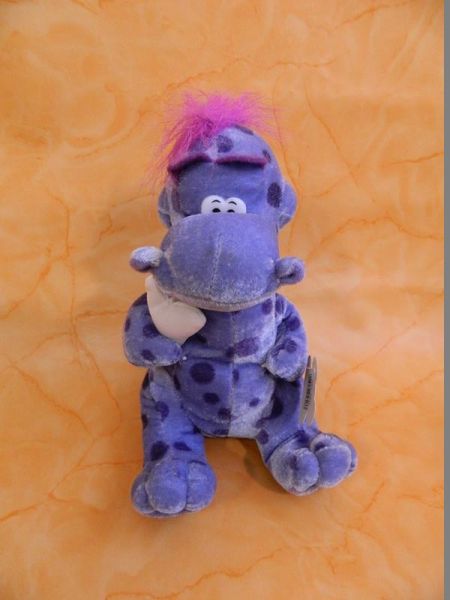 Stofftier Dinosaurier Lila