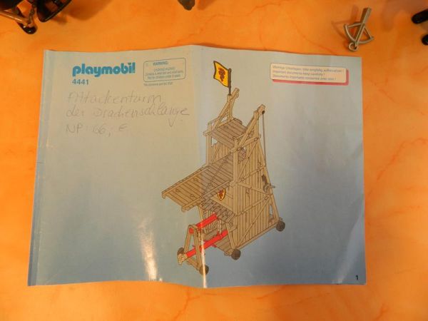 Playmobil Attackenturm der Drachenschlange (unvollständig)