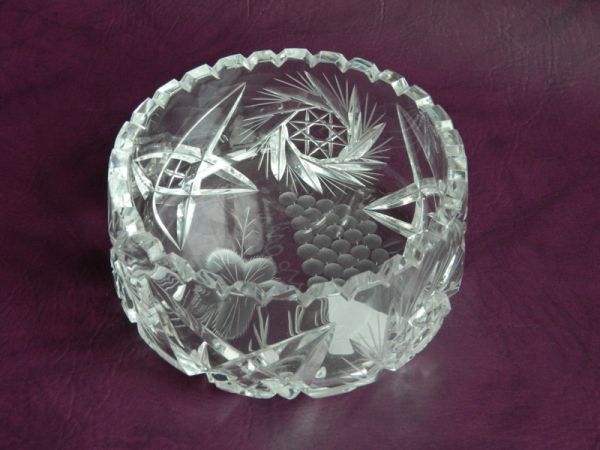 Obst-Schale, Bleikristall