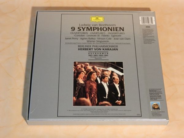 LP Box Beethoven 9 Symphonien Ouvertüren Karajan