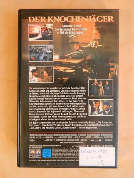 VHS "Der Knochenjäger"