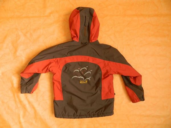 Jack Wolfskin Jacke Khaki Orange Gr. 128