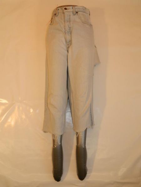 Levi's 3/4 Jeans Hellblau Used-Look Gr. 38/40