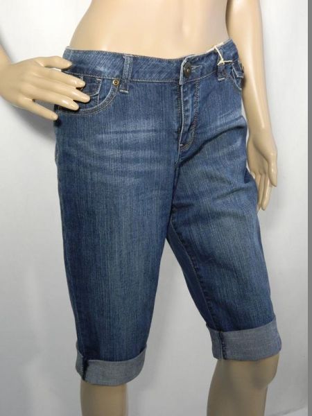 Outfit Fashion Jeansshorts Blau, Gr. 40