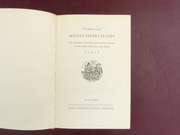 Clemens Laar, Meines Vaters Pferde