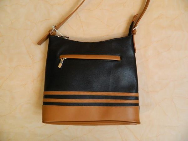 Umhängetasche Schwarz-Braun