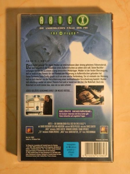 VHS "Akte X - 82517" (Akte 5)
