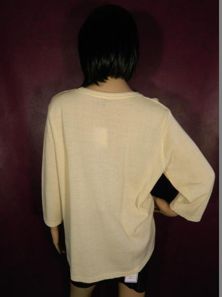 Knit Strickpulli Creme Gr. XXL