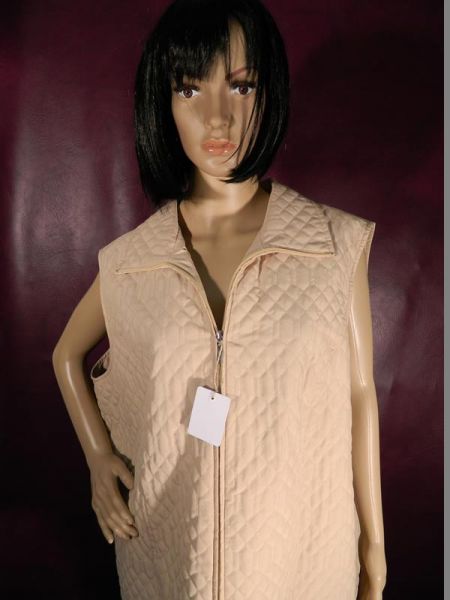 Clarina Steppweste Beige Gr. 48