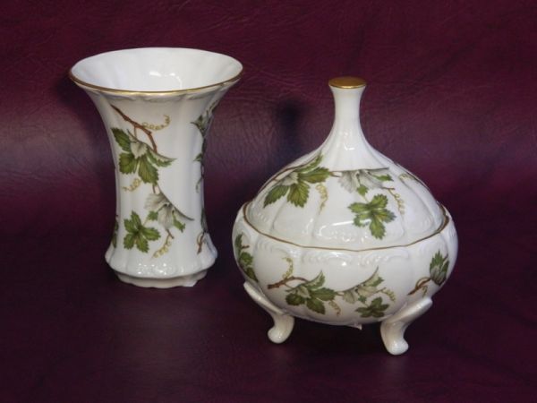 Vase und Dose, Royal KPM