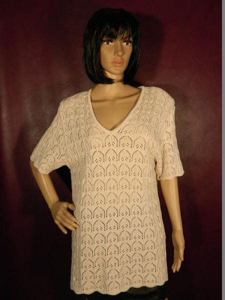 Nature Shirt Strick Creme Gr. L (46)