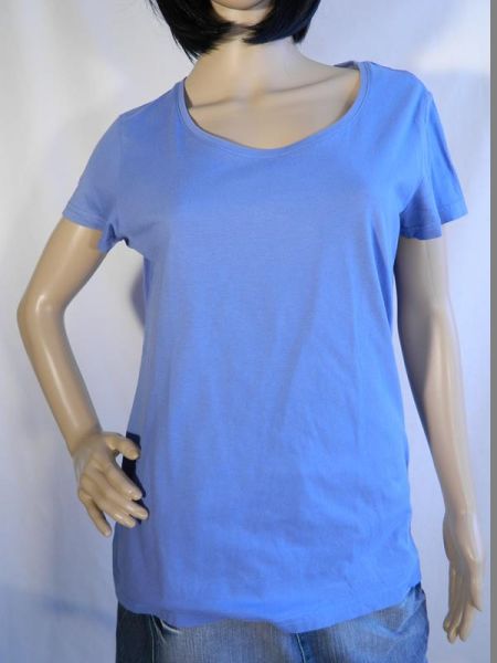 Peckott Shirt, Blau, Gr. 40