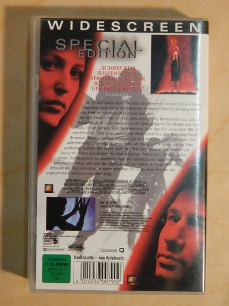VHS "Akte X - Der Film" (Special Edition)