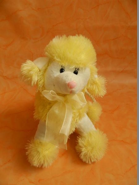 Stofftier Pudel verwendbar als Tasche