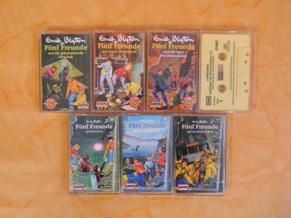 7 Kassetten "Fünf Freunde"