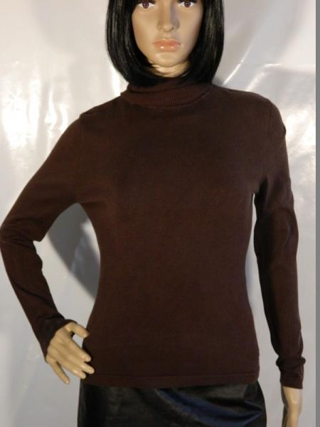 Aygill's Pullover Braun mit Rollkragen Gr. S