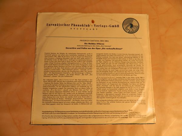 LP Smetana, die Moldau, die verkaufte Braut