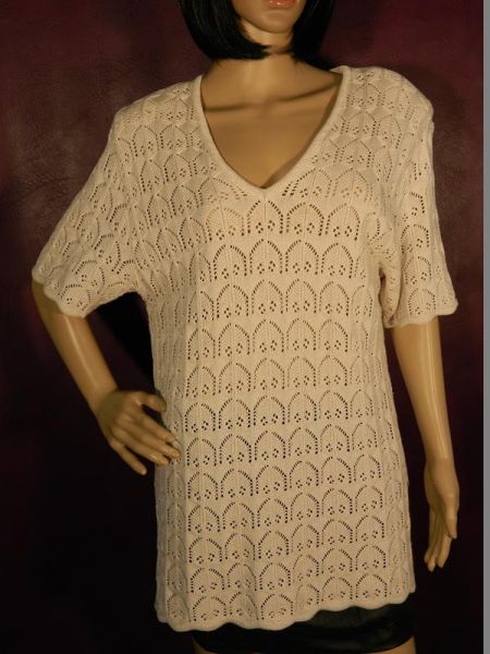 Nature Shirt Strick Creme Gr. L (46)