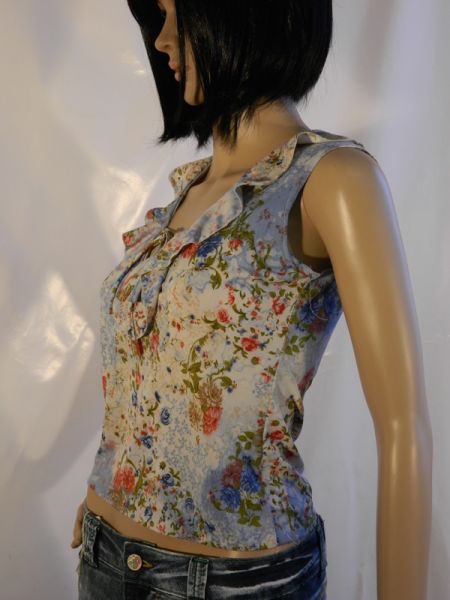 Französisches Blümchen-Top Gr. S