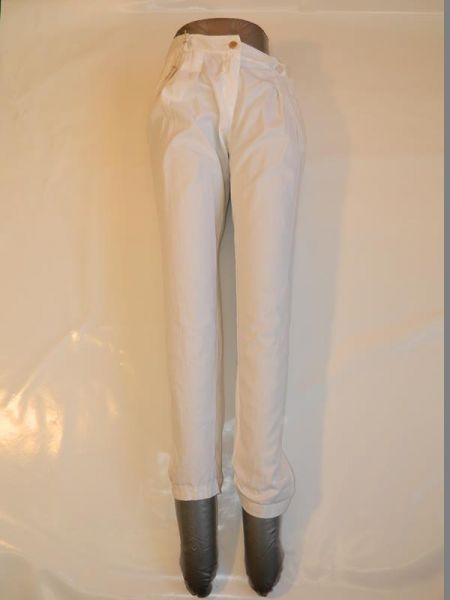 Leinenhose dünn weiss Gr. M
