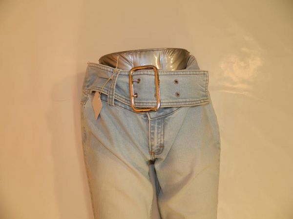 Hype Jeans Hellblau mit Schlag Gr. 36