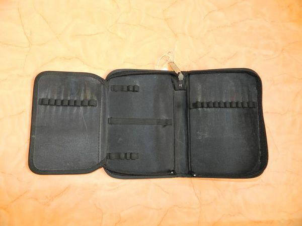 Federmappe Gestreift Khaki