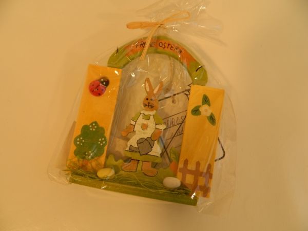 Anhänger "Frohe Ostern"-Hase