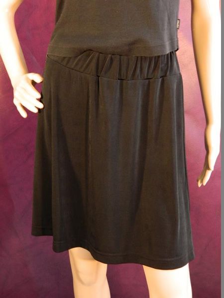 Rock Schwarz mit Gummizug, Gr. M