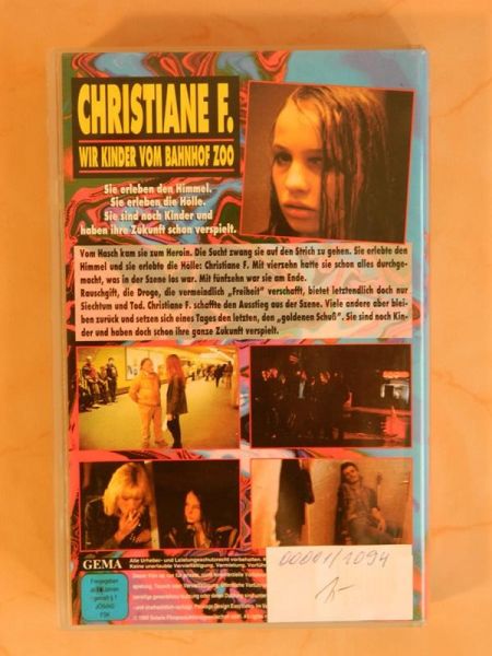 VHS "Christiane F. - Wir Kinder vom Bahnhof Zoo"