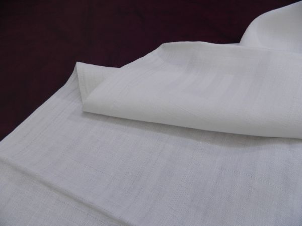 Tischdecke, Weiss, Jaquard